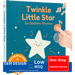 Livre musical interactif personnalisé à capteur tactile pour l'apprentissage précoce <span class=keywords><strong>des</strong></span> tout-<span class=keywords><strong>petits</strong></span> (1-3 ans) – Rechargeable par USB – Ventes Flash - Product Image 2