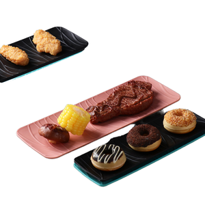 High Quality Lightweight 24*7.5cm Dining Dessert <b>Plate</b> with Solid Color, Suitable for Storing <b>Snacks</b>, Desserts, Fruits <b>Plates</b> - Product Image 1