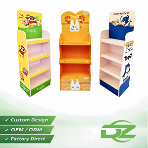 Индивидуальная 4-ярусная напольная витрина из ПВХ для соусов для барбекю, джемов, кетчупов, пива, приправ, напитков для розничной торговли и супермаркетов - Product Image 4