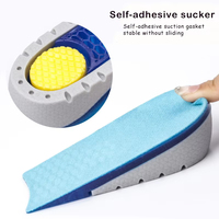 Semelles rehaussantes confortables, demi-pointures absorbantes et désodorisantes pour chaussures