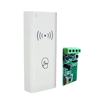 Lector RFID Inalámbrico 125Khz para Tarjetas EM/13.56Mhz, Sistema de Control de Acceso para Exteriores WR1