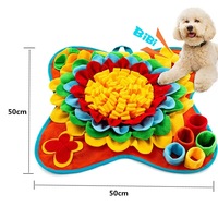 Tapis de senteur transfrontalier pour animaux de compagnie en polaire, motif carotte, jouet d'entraînement et de puzzle, anti-ennui, pour alimentation lente et découverte des odeurs