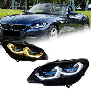 Conjunto de Faros Delanteros para <span class=keywords><strong>BMW</strong></span> <span class=keywords><strong>Z4</strong></span> E89, Compatible con Modelos 09-16 Modificado para G22. Luz de circulación diurna One Blue Spoon. Ojos Dorados. - Product Image 1