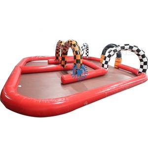 Pista de Carreras de Autos de Choque Inflable Personalizada para Exteriores, Pista de Carreras de Go Karts Inflable para Negocios de <span class=keywords><strong>Alquiler</strong></span> - Product Image 4
