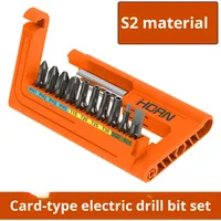 Jeu de 11 embouts de haute qualité pour outils de réparation, embouts à vis S2 conformes aux normes DIN