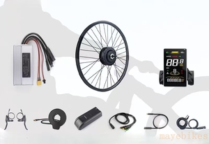 Bafang ชุดมอเตอร์ขับเคลื่อนด้านหน้า36V 48V 350W ชุดแปลงล้อหน้าไฟฟ้าพร้อมหน้าจอและ <span class=keywords><strong>Pas</strong></span> M58มีสีสัน - Product Image 6