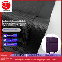 900D PU PVC Revêtement Oxford Tissu Imperméable Haute Densité Tissu pour Sac d'École Tente Sac de Premiers Secours Sac à Dos