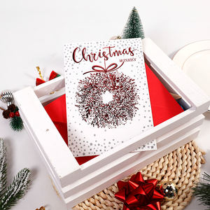 Nouvelles cartes d'impression personnalisées 19*25.8cm voeux de Noël - Product Image 3