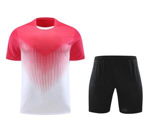Ensemble maillot et short de l'équipe de football personnalisés vêtements de sport uniformes professionnels avec impression de logo matériau à séchage rapide - Product Image 6
