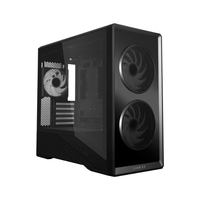 Boîtier de PC de jeu Linali Vector V150 INF, châssis M-ATX à connexion arrière, miroir infini, boîtier ARGB, radiateur 360 mm pour la construction d'un PC de jeu