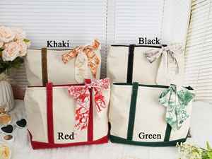 כותנה יוקרתית בד שושבינה תיק כלה רקומה שקית מתנה של 50 - Product Image 6