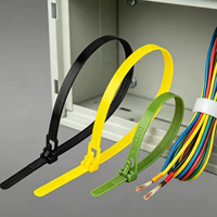 Bridas de nailon 66 autoblocantes 4.8x250 liberables para un uso conveniente