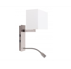 Focus <b>Lighting</b> 9W LED Wall Light Modern Style Luxury Glass and Metal <b>Indoor</b> <b>Lighting</b> for Bedroom Hotel and Living Room - Product Image 2