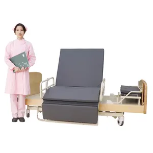 Home Care Patient Bed Clinic Furniture Rotating Medical Electric Beds For The Elderly