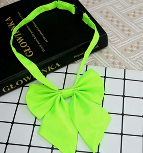 Conjunto de Accesorios para Uniforme Escolar con Lazo Brillante de Color Sólido JK para Mujer, Lazo Profesional - Product Image 4