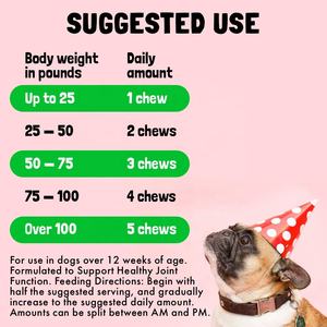 بالجملة الكلاب تهدئ يمضغ لينة يعامل القنب لتهدئة الكلب يساعد في القلق الكلب ، ينبح ، تخفيف التوتر الكلب القلق الإغاثة - Product Image 3