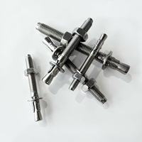 Boulon d'ancrage en acier inoxydable SS304/316 pour réparation de voiture filetage M12 zingué
