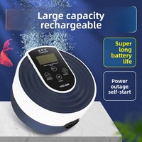 Pompe à oxygène et aérateur silencieux pour aquarium domestique, alimenté par USB, mini batterie au lithium AC/DC