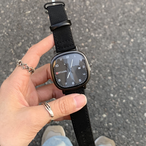 <span class=keywords><strong>Orologio</strong></span> da Uomo di Lusso MSTIANQ alla Moda, Impermeabile, Luminoso, Sportivo, con Data, Cassa in Lega, Quadrante in Vetro, Cinturino in Pelle, Movimento al Quarzo - Product Image 2