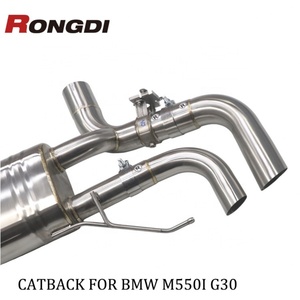 High Versatility 304 Stainless Steel Exhaust for BMW M550I G30 Perfect Fit Easy Installation Sporty Exhaust Sound - Product Image 3