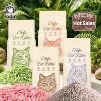 Vente directe usine OEM ODM Litière pour chat cylindrique de qualité supérieure en gros, écologique, 100% naturelle, sans poussière, à base de tofu