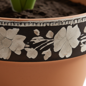 Vaso in Ceramica con Motivo Zucca <span class=keywords><strong>di</strong></span> Halloween, Fioriera in Terracotta per <span class=keywords><strong>Piante</strong></span> da Interno ed Esterno, Giardino e Balcone - Product Image 4