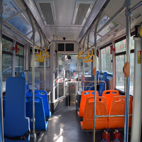 Bus Urbain Électrique à Longue Portée de 350 km, 8 m, 56 Passagers, 18-27 Sièges, Batterie LFP, Plancher Bas, Accessible aux Fauteuils Roulants