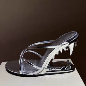 Sandales à plateforme Dropshipping, sandales à talon compensé, chaussures - Product Image 5