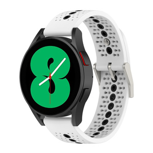 Tschick สายนาฬิกา20มม. สำหรับ <span class=keywords><strong>Samsung</strong></span> <span class=keywords><strong>Galaxy</strong></span> <span class=keywords><strong>Watch</strong></span>,สร้อยข้อมือแนวสปอร์ตซิลิโคนขนาด46มม. 42มม. <span class=keywords><strong>4</strong></span>สายขนาด44มม. 40มม. - Product Image 4