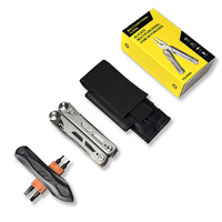 Nouvel Outil Tactique Multifonctionnel 28-en-1 en Acier Inoxydable D5930 – Pince de Survie Portable pour Camping et Extérieur
