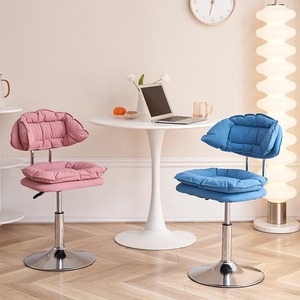 <span class=keywords><strong>Chaise</strong></span> de maquillage ergonomique <span class=keywords><strong>pour</strong></span> la chambre à coucher et le bureau avec rotation Lift Work Relaxation Modern Design Style Swivel Chair Made Steel Metal - Product Image 3