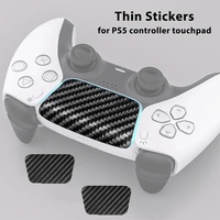 Autocollants pour manette PS5, autocollants multi-textures de couleur unie pour la manette tactile PlayStation PS5, protecteur de manette de jeu (2 pièces)
