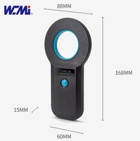 Escáner de identificación de Chip Animal, lector de etiquetas RFID de mano para perros y gatos, 134,2 Khz, 125Khz, 3,7 V, ISO11784, 11785