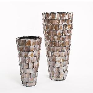 Tendencia caliente de lujo decoración del hogar madre de perlas jardineras y macetas, decoraciones, florero con Incrustaciones de nácar - Product Image 5