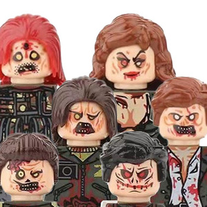 Moc Thành Phố <span class=keywords><strong>Zombie</strong></span> <span class=keywords><strong>Mini</strong></span> Hành Động Con Số Xây Dựng Khối Halloween Chết Người Lính Quân Đội Gạch Đồ Chơi - Product Image 2