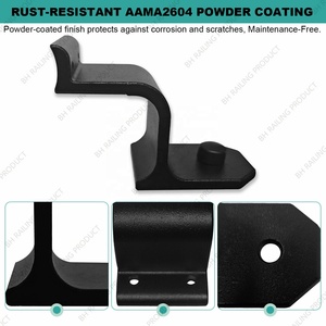 Sistema de Barandilla de Escalera Moderno de Aluminio para Montaje en Suelo, Acabado Negro/Blanco, Garantía de por Vida, Producto de Barandilla BH, BH-WRHB01901 - Product Image 4