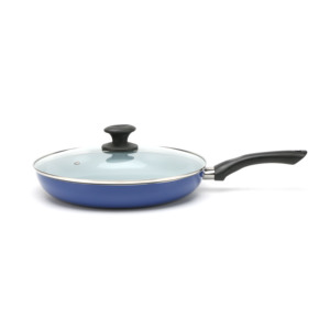 11pcs cổ điển màu xanh Đức nhôm cảm ứng <span class=keywords><strong>Cookware</strong></span> <span class=keywords><strong>Set</strong></span> không dính thân thiện với môi nhà bếp nấu ăn Ware - Product Image 6