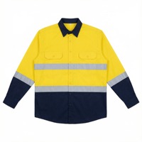 Combinaison de travail unisexe haute visibilité industrielle, respirante, en coton, ensemble uniforme de travail de construction
