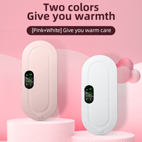 Cinturón Térmico Menstrual Recargable Phenitech con 4 Modos de Vibración y Masaje para Aliviar Cólicos Menstruales en Mujeres