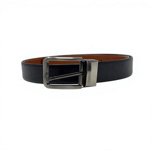 Ceinture vintage en cuir de vachette pour femmes, boucle à ardillon carrée en acier, robuste, durable, écologique, moulage monobloc, largeur 38 cm - Product Image 3