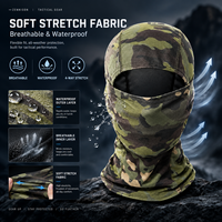 Balaclava tactique intégrale CS Sportsmens pour la randonnée, le cyclisme, le snowboard, les voyages, masque de protection solaire avec design en tissu extensible doux
