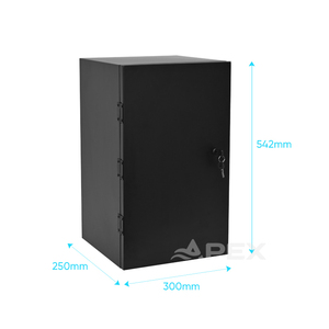 StX ustststogo etal 4 Tiers spisplay and tand ith ock - Product Image 2