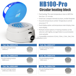 WEIAI LCD Digital Lab Thermostat isches Metall bad Reagenzglas heizung mit großer Kapazität PPP Plasma Gel Maker Mini Lab Trockenbad-Inkubator - Product Image 5