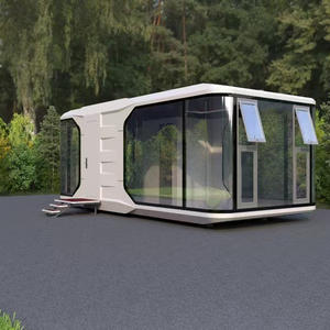 Modern, şık ve lüks tasarım taşınabilir prefabrik ev çelik yapı ayrılabilir mobil uzay kapsülü ikamet - Product Image 5