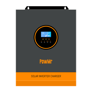 PowMr 3KW 24V Inversor de onda sinusoidal pura 110V AC Potencia de entrada máxima 4500W Inversor solar híbrido con controlador de carga MPPT - Product Image 6