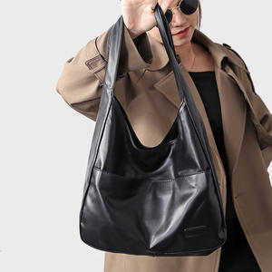 Bolso Tote de PU de Gran Capacidad para Mujer, Versión Coreana, con Cierre, Forro de Poliéster Impermeable, Estilo Moderno - Product Image 4