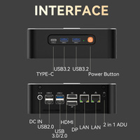 Nouveaux ordinateurs de bureau XCY Mini PC avec mémoire pour ordinateur portable double canal AMD DDR5 jusqu'à 64G Mini ordinateur de jeu Wins10 linux Wifi 6 jeux