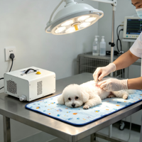 Manta Térmica para Mascotas, Postoperatoria, con Compresor de Circulación de Agua y Almohadilla Refrigerante, para Prevenir Golpes de Calor en Perros y Gatos
