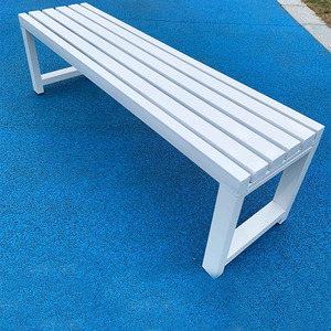 Banco de <span class=keywords><strong>metal</strong></span>, muebles de exterior, salón de lujo, jardín, banco de parque, sillas - Product Image 2