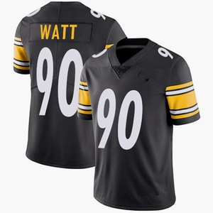 Broderie personnalisée en gros Pittsburgh Steeler s # 5 # Maillot de football 90 en maille poly unisexe pour adulte, vente en gros transfrontalière, possibilité d'ajouter une étiquette - Product Image 2